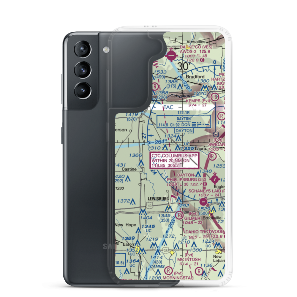 Heins Field (OA23) VFR Sectional Samsung Case Samsung Galaxy S21 model shown