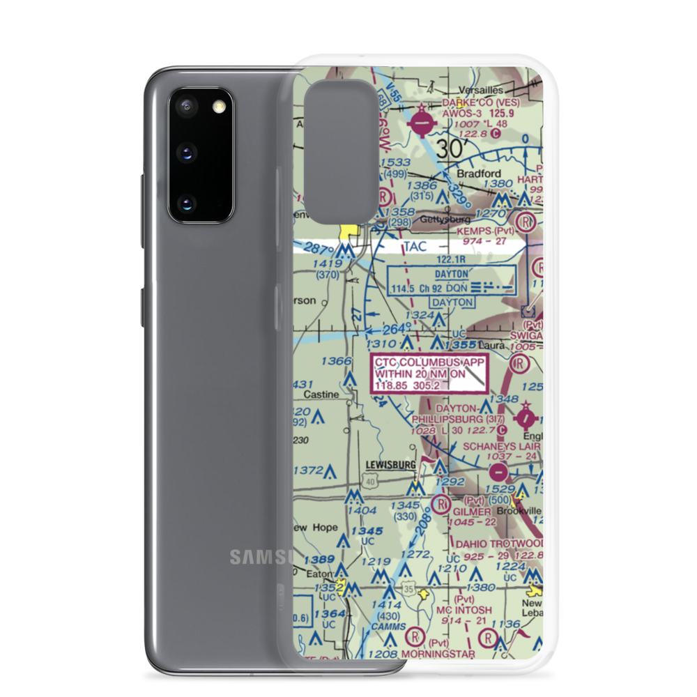 Heins Field (OA23) VFR Sectional Samsung Case Samsung Galaxy S20 model shown