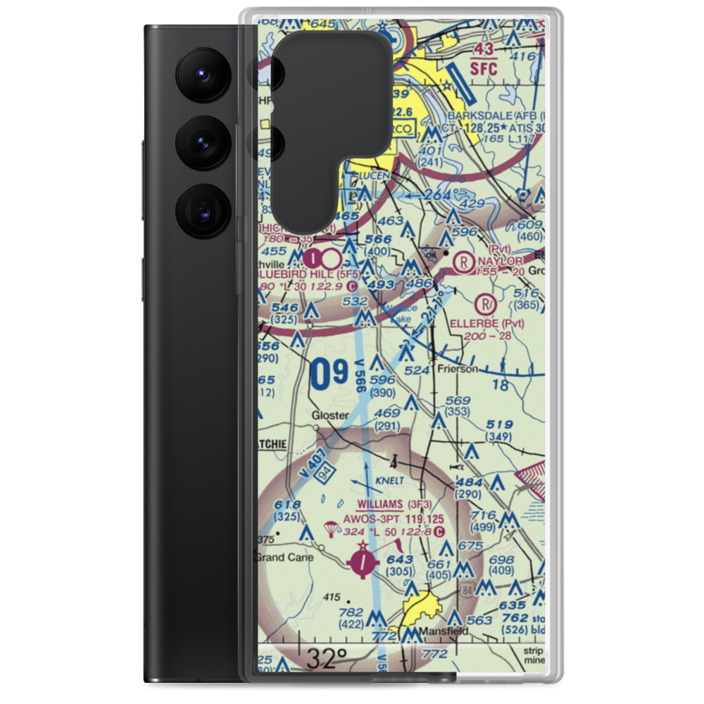Heinsohn's Airfield (78LA) VFR Sectional Samsung Case Samsung Galaxy S22 Ultra model shown