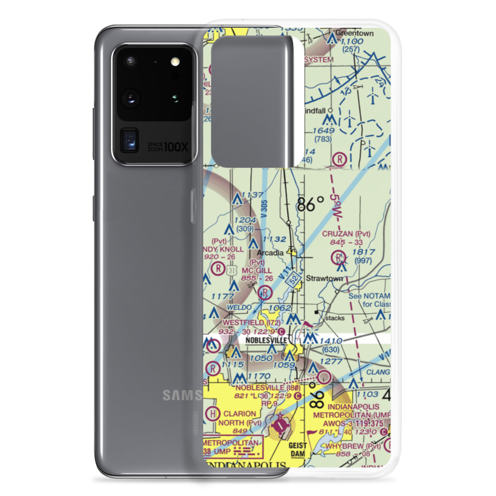 Heinzman Airport (03IN) VFR Sectional Samsung Case Samsung Galaxy S20 Ultra model shown