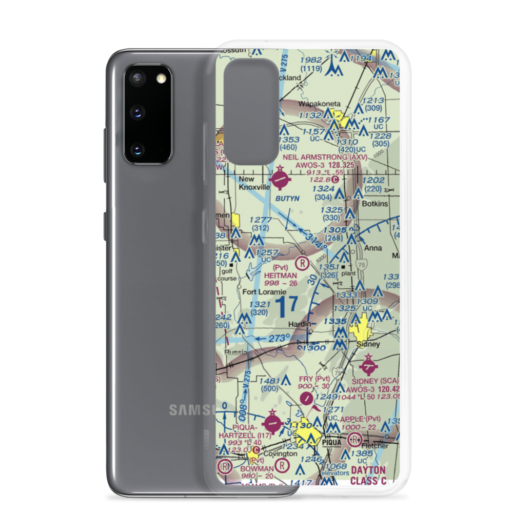 Heitman Field (OA11) VFR Sectional Samsung Case Samsung Galaxy S20 model shown