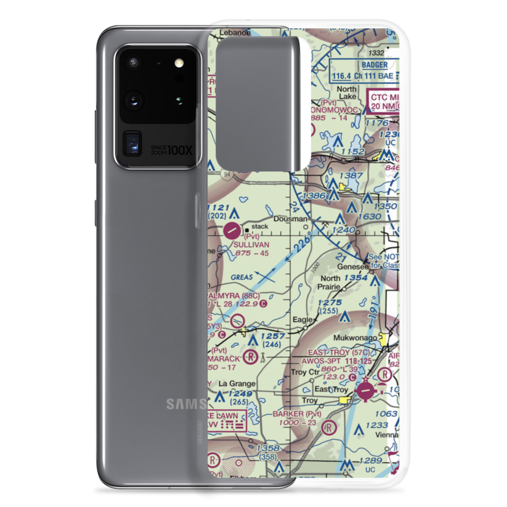 Heitman Field Airport (WI09) VFR Sectional Samsung Case Samsung Galaxy S20 Ultra model shown