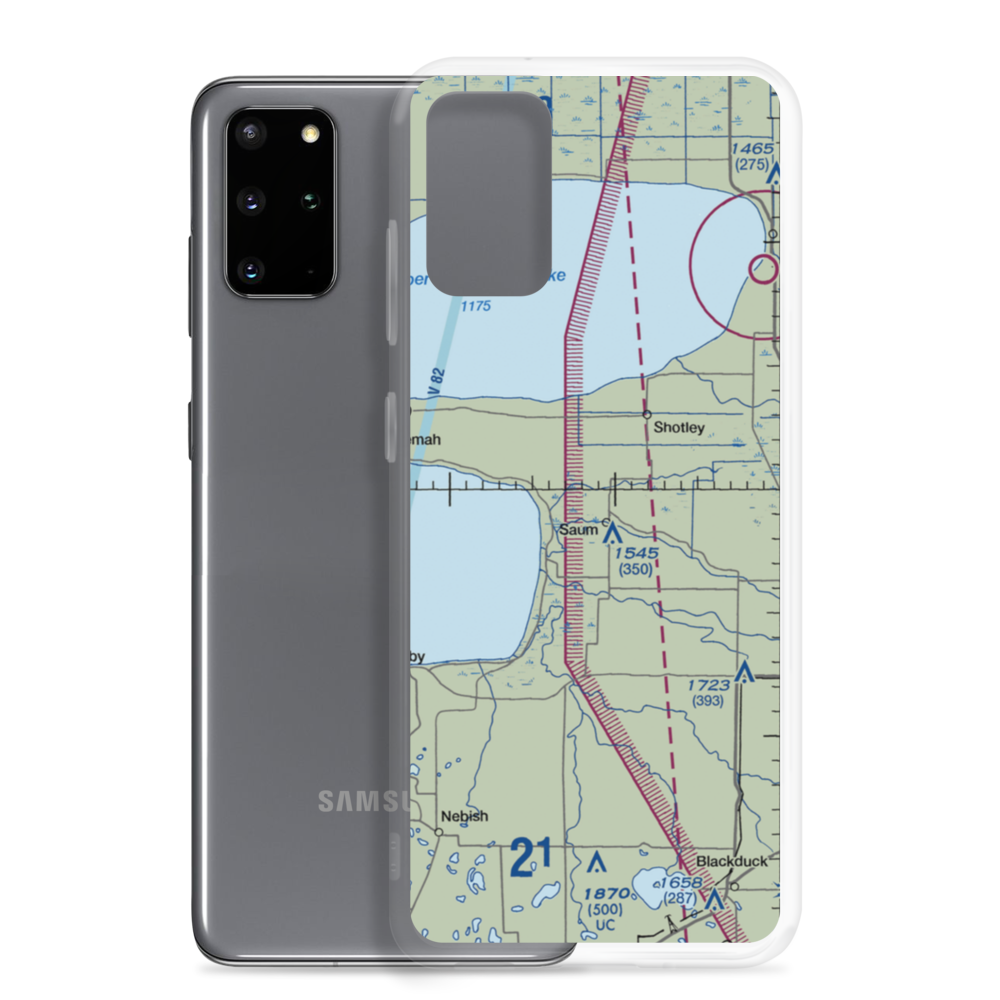 Helblad Airport (04MN) VFR Sectional Samsung Case Samsung Galaxy S20 Plus model shown