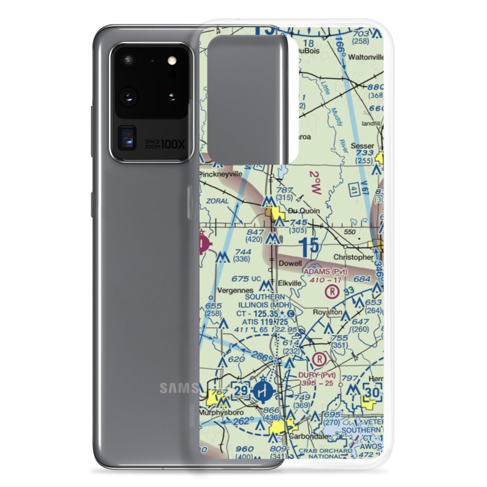 Hemmer RLA Restricted Landing Area (08IS) VFR Sectional Samsung Case Samsung Galaxy S20 Ultra model shown