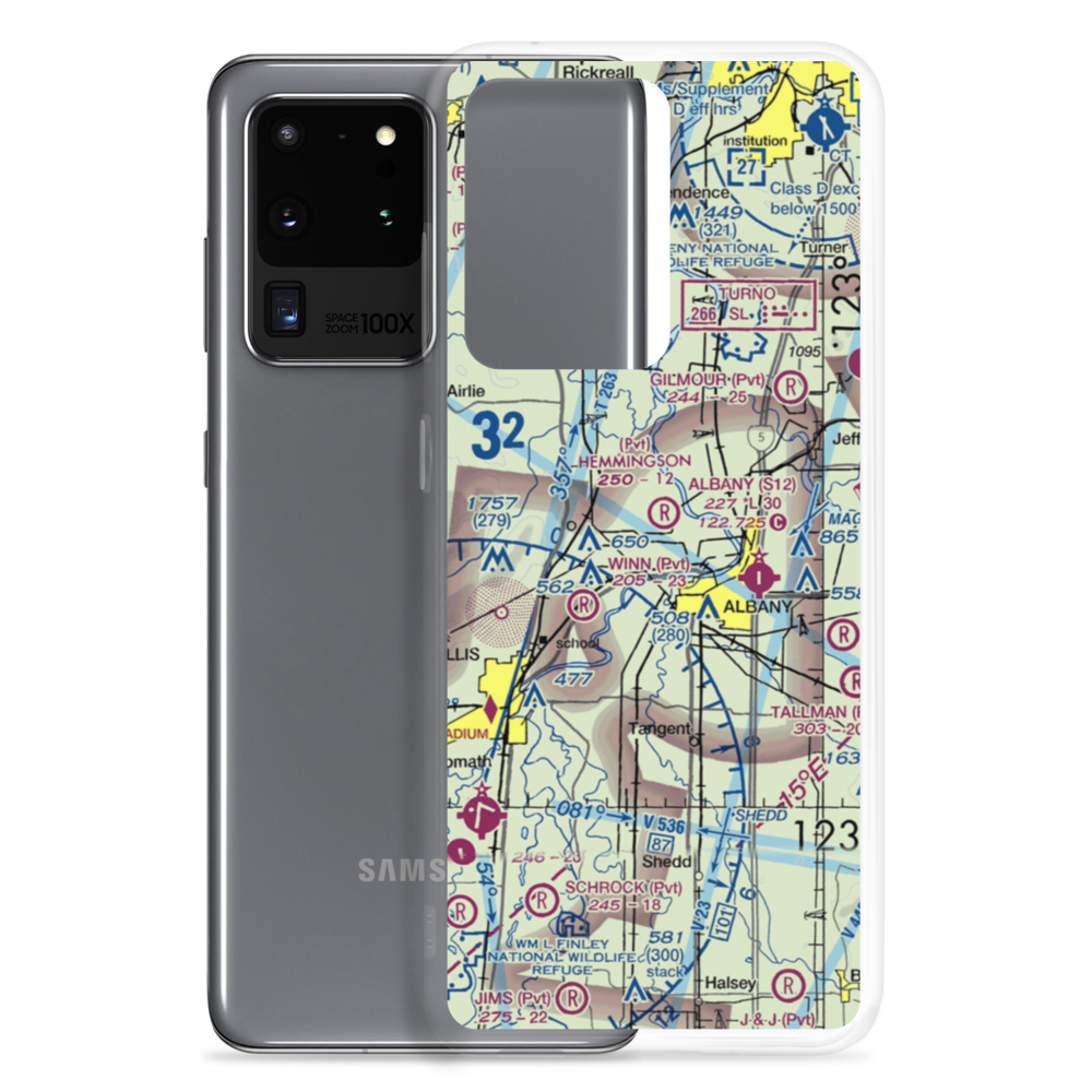 Hemmingson Airport (OR20) VFR Sectional Samsung Case Samsung Galaxy S20 Ultra model shown