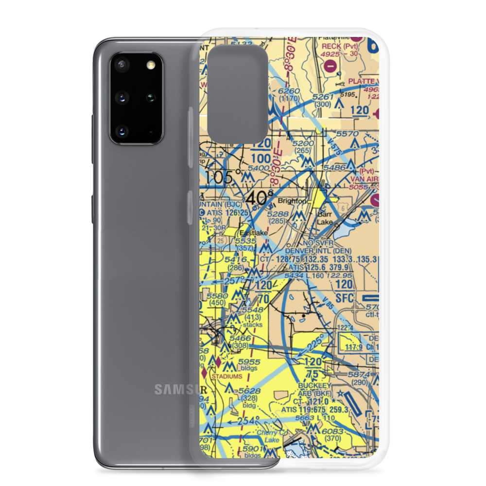 Henderson Airport (US-0074) VFR Sectional Samsung Case Samsung Galaxy S20 Plus model shown