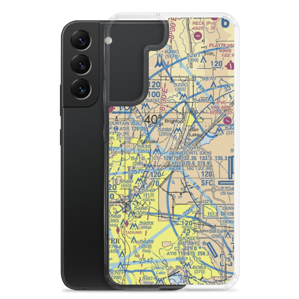 Henderson Airport (US-0074) VFR Sectional Samsung Case Samsung Galaxy S22 Plus model shown