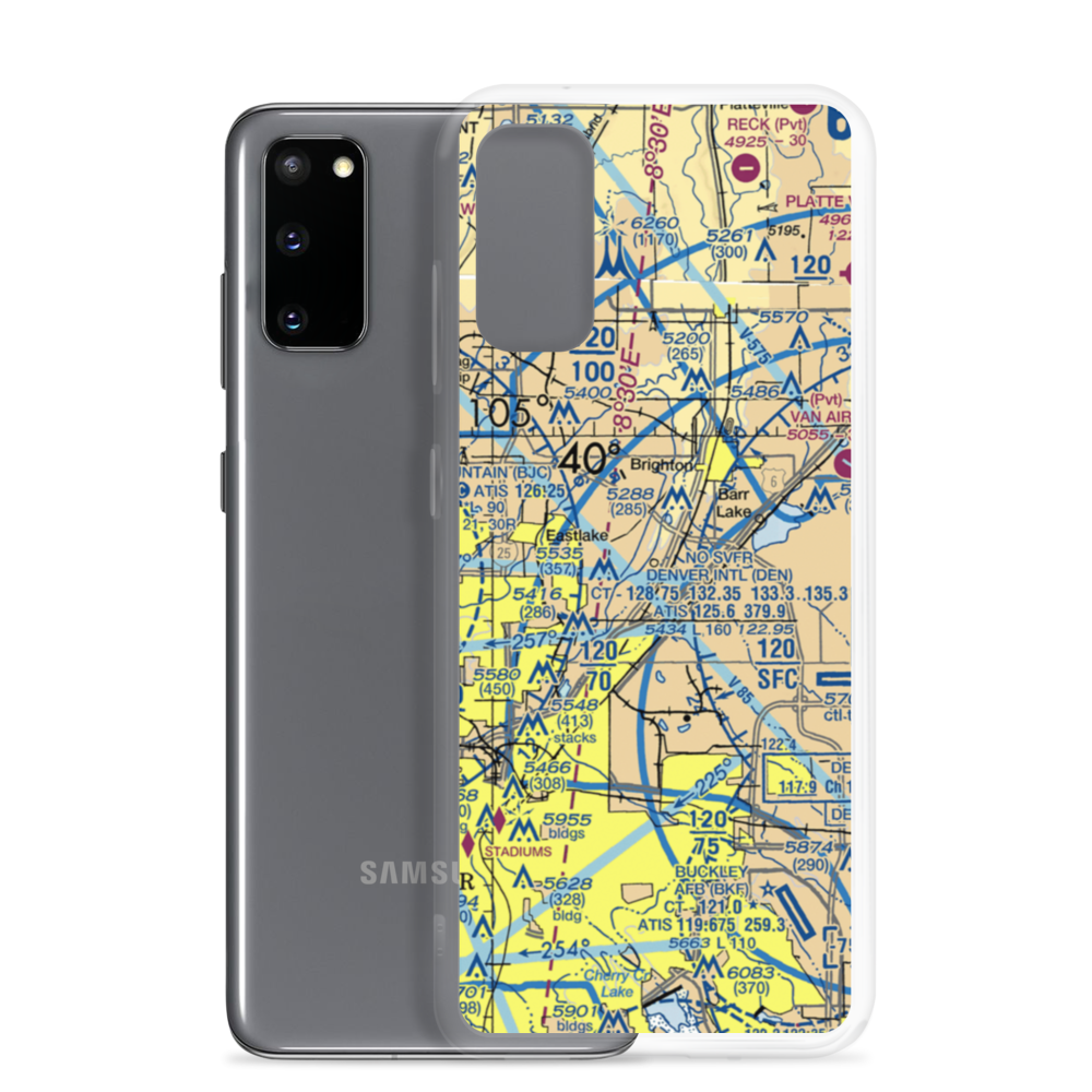Henderson Airport (US-0074) VFR Sectional Samsung Case Samsung Galaxy S20 model shown