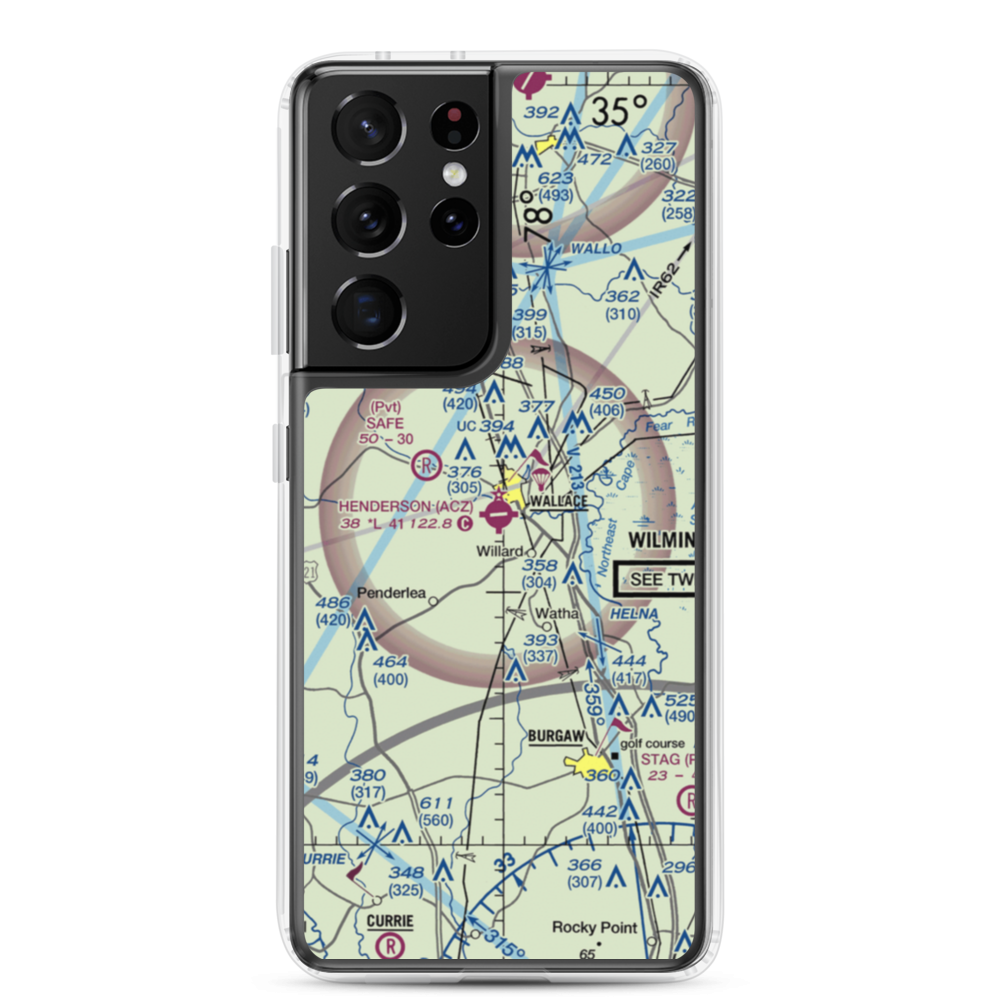 Henderson Field (ACZ) VFR Sectional Samsung Case Samsung Galaxy S21 Ultra model shown