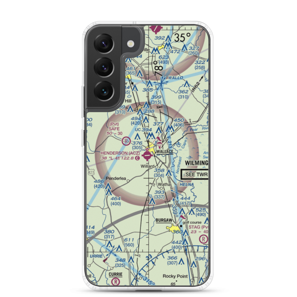 Henderson Field (ACZ) VFR Sectional Samsung Case Samsung Galaxy S22 Plus model shown