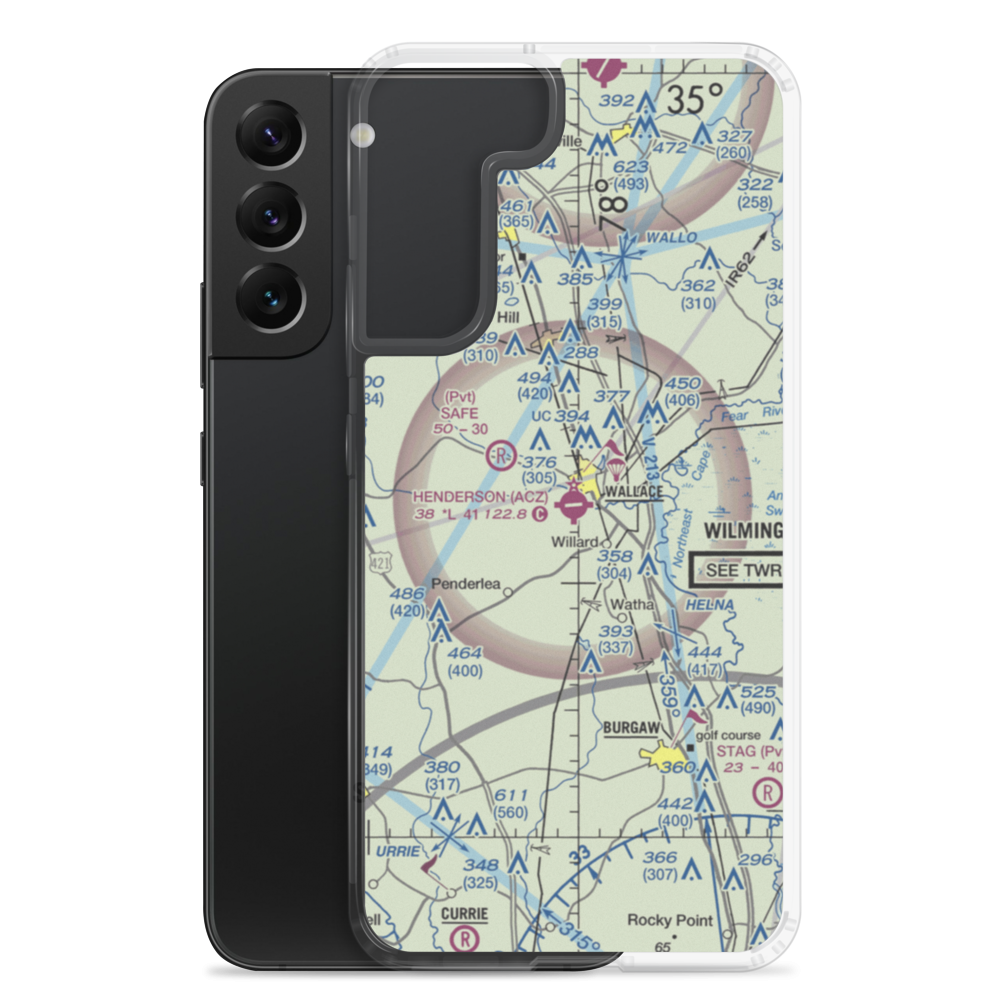 Henderson Field (ACZ) VFR Sectional Samsung Case Samsung Galaxy S22 Plus model shown