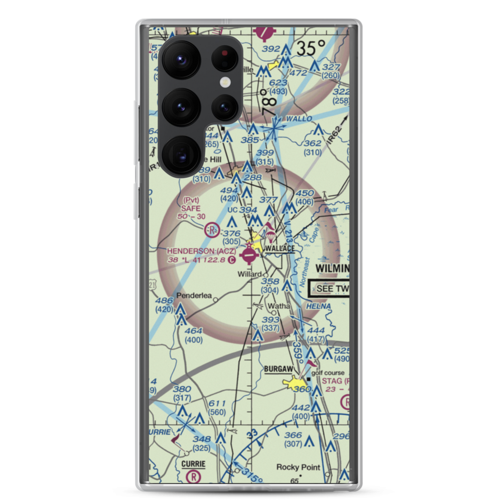 Henderson Field (ACZ) VFR Sectional Samsung Case Samsung Galaxy S22 Ultra model shown