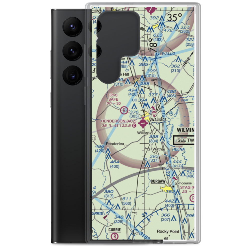 Henderson Field (ACZ) VFR Sectional Samsung Case Samsung Galaxy S22 Ultra model shown