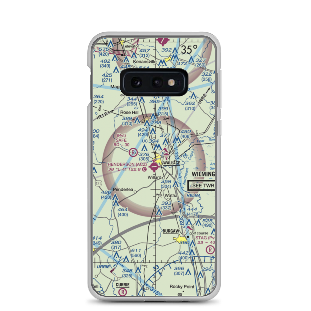 Henderson Field (ACZ) VFR Sectional Samsung Case Samsung Galaxy S10e model shown