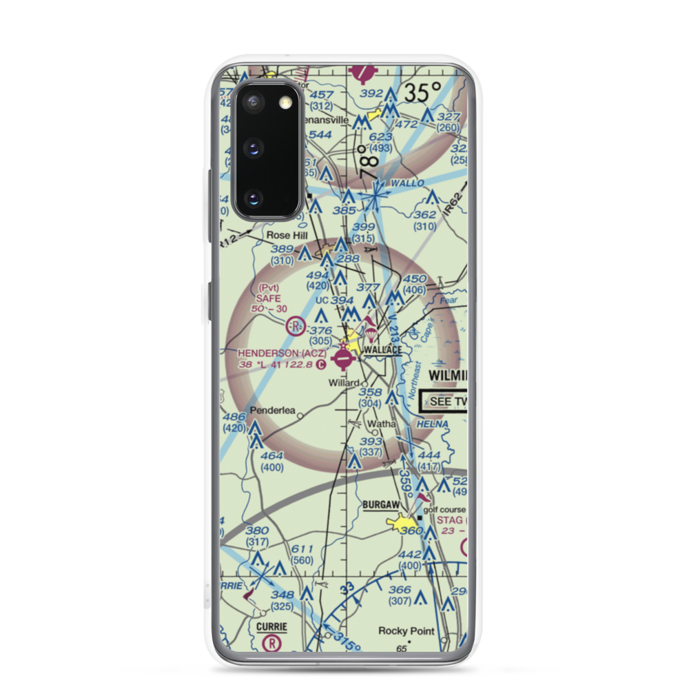 Henderson Field (ACZ) VFR Sectional Samsung Case Samsung Galaxy S20 model shown