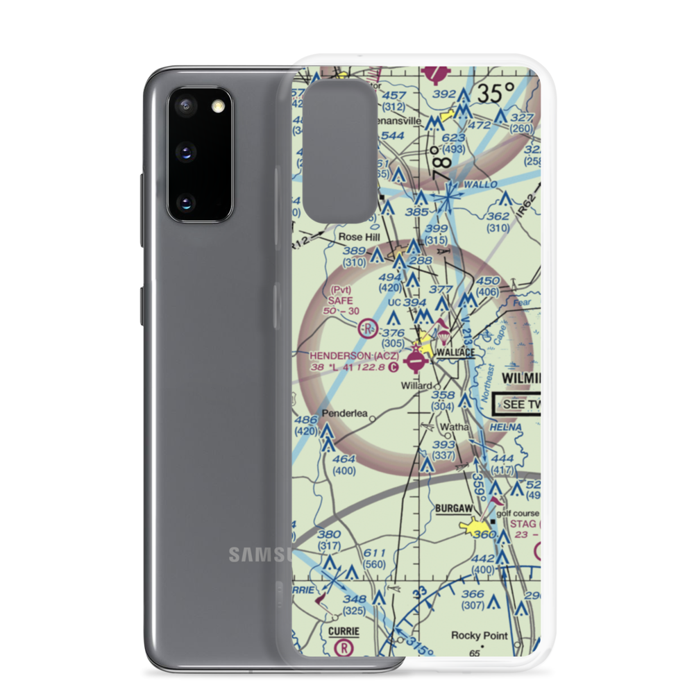 Henderson Field (ACZ) VFR Sectional Samsung Case Samsung Galaxy S20 model shown