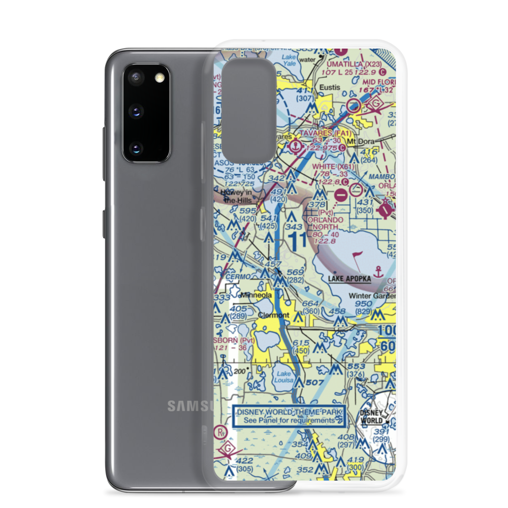 Henderson Field (FA46) VFR Sectional Samsung Case Samsung Galaxy S20 model shown