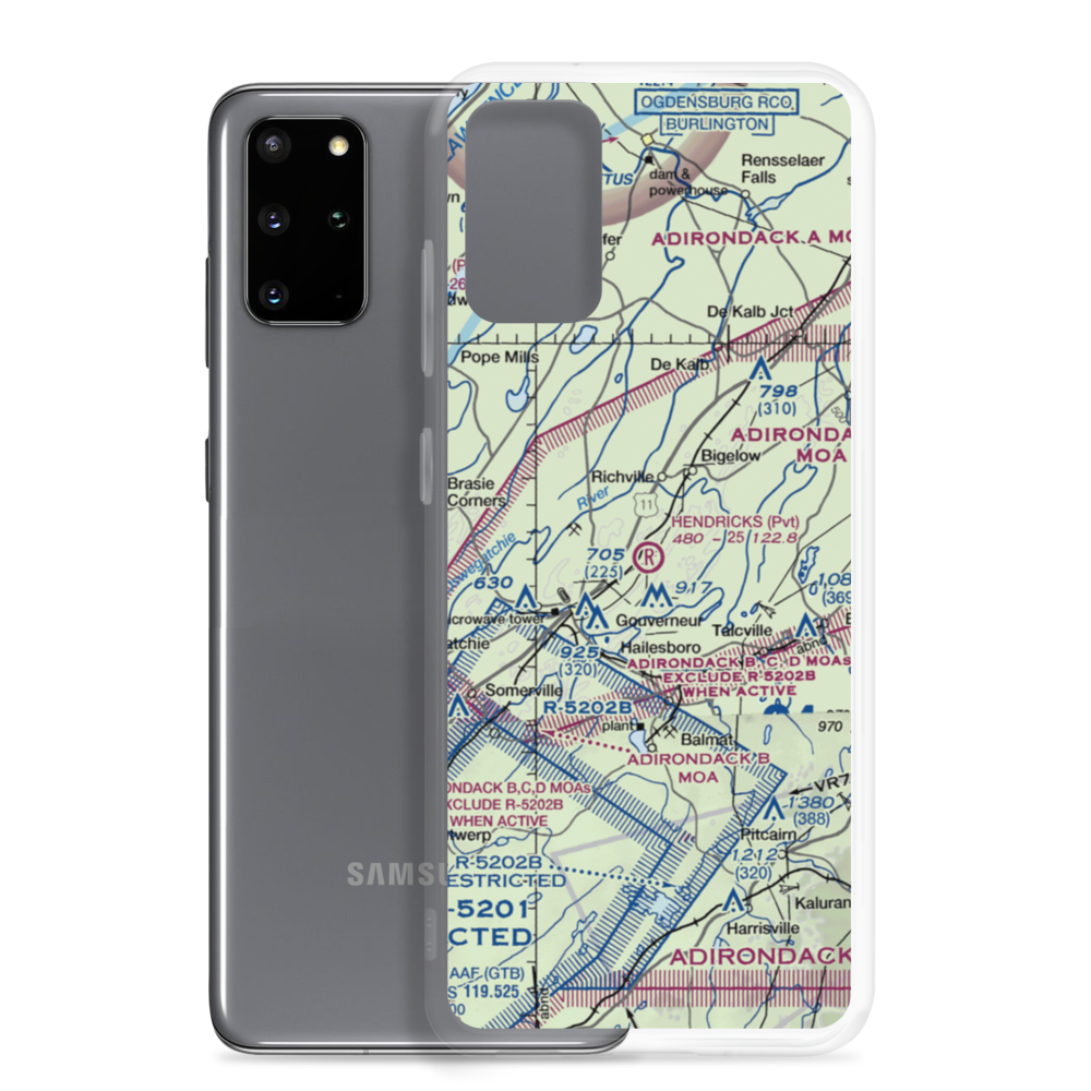 Hendricks Field (NK16) VFR Sectional Samsung Case Samsung Galaxy S20 Plus model shown