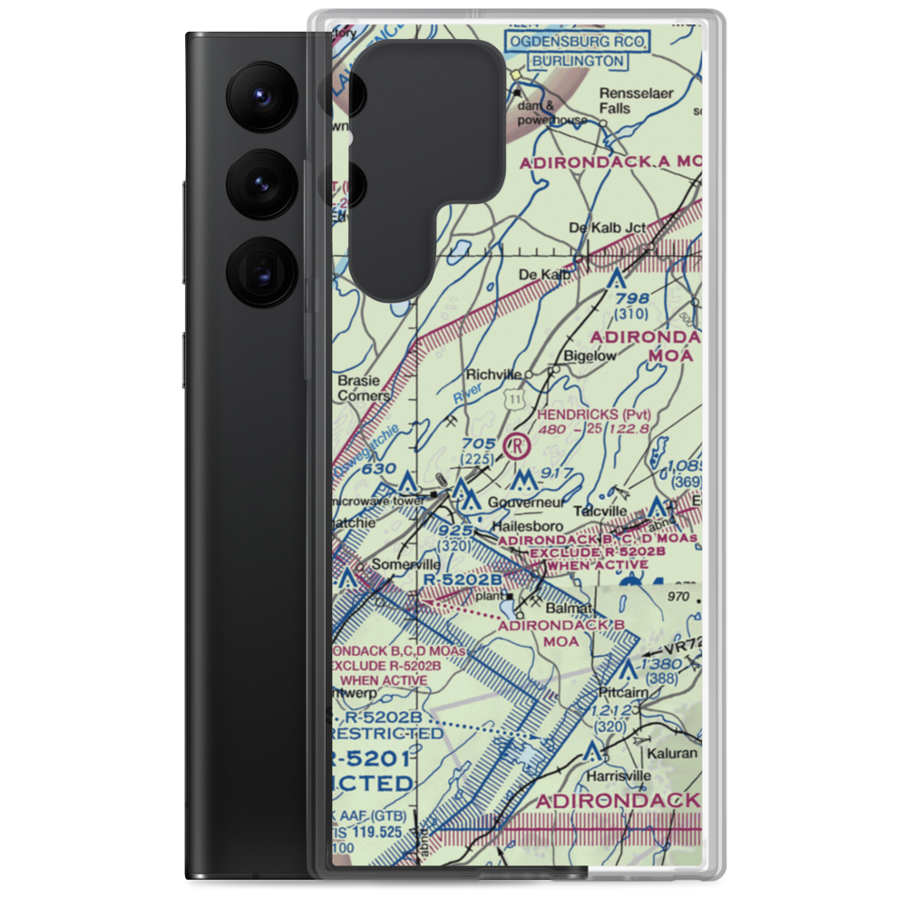 Hendricks Field (NK16) VFR Sectional Samsung Case Samsung Galaxy S22 Ultra model shown
