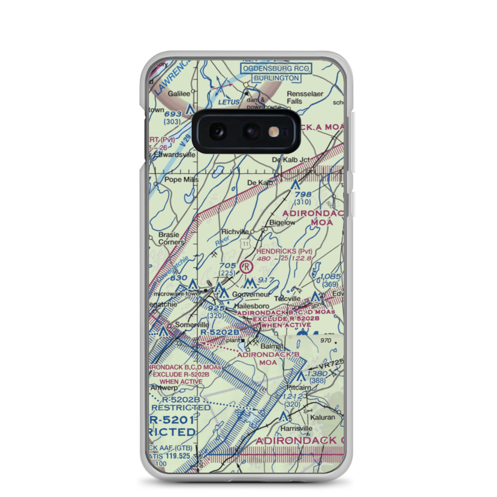 Hendricks Field (NK16) VFR Sectional Samsung Case Samsung Galaxy S10e model shown