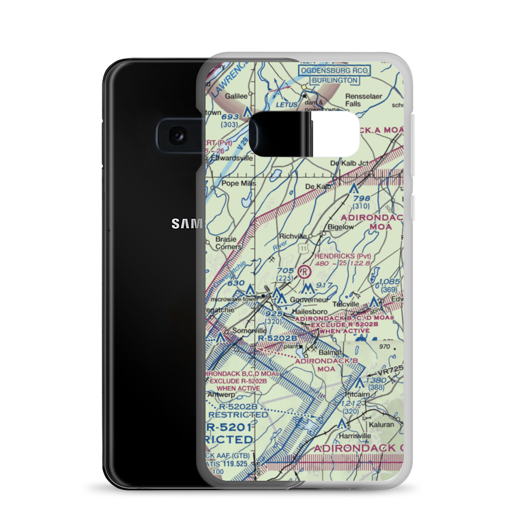 Hendricks Field (NK16) VFR Sectional Samsung Case Samsung Galaxy S10e model shown
