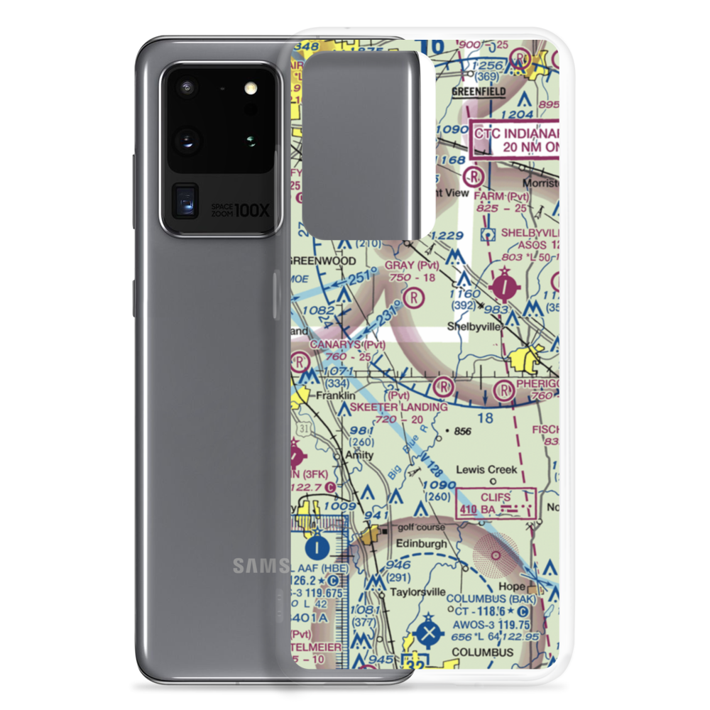 Henneman Airport (58II) VFR Sectional Samsung Case Samsung Galaxy S20 Ultra model shown