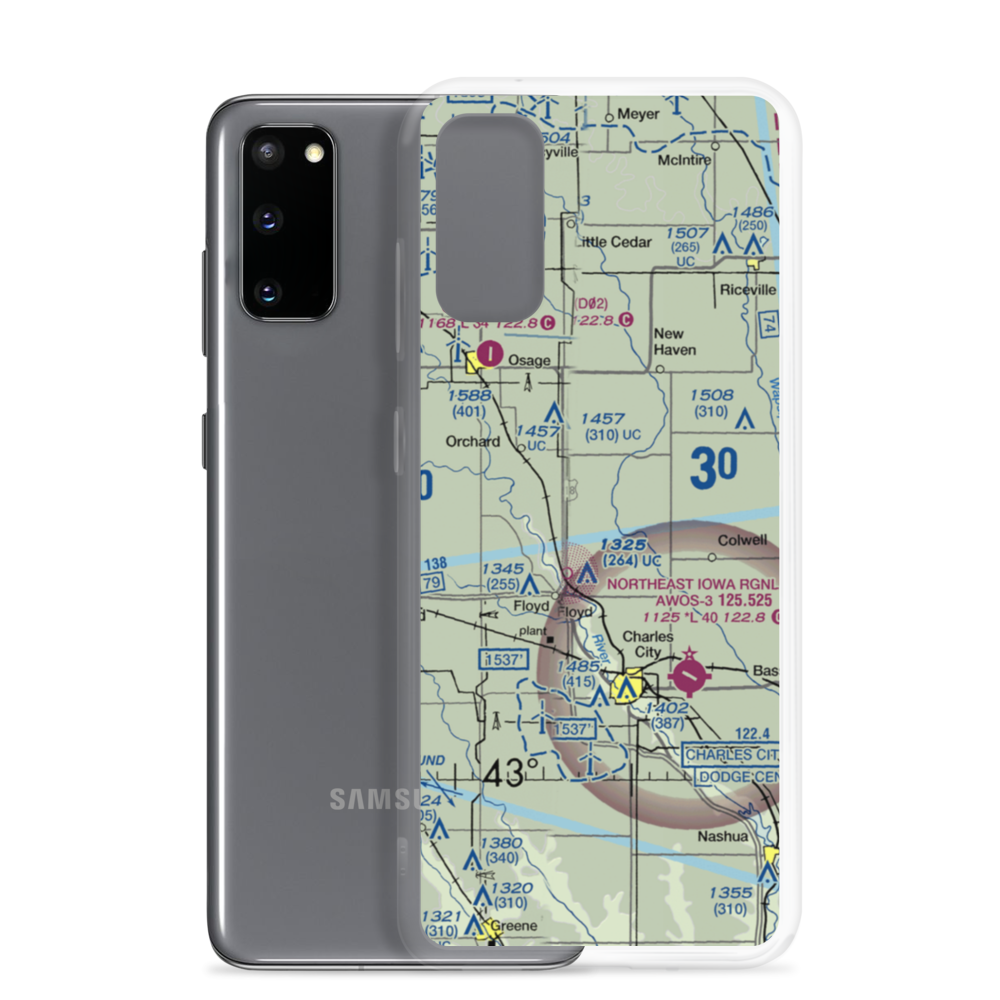 Henry Airport (85IA) VFR Sectional Samsung Case Samsung Galaxy S20 model shown