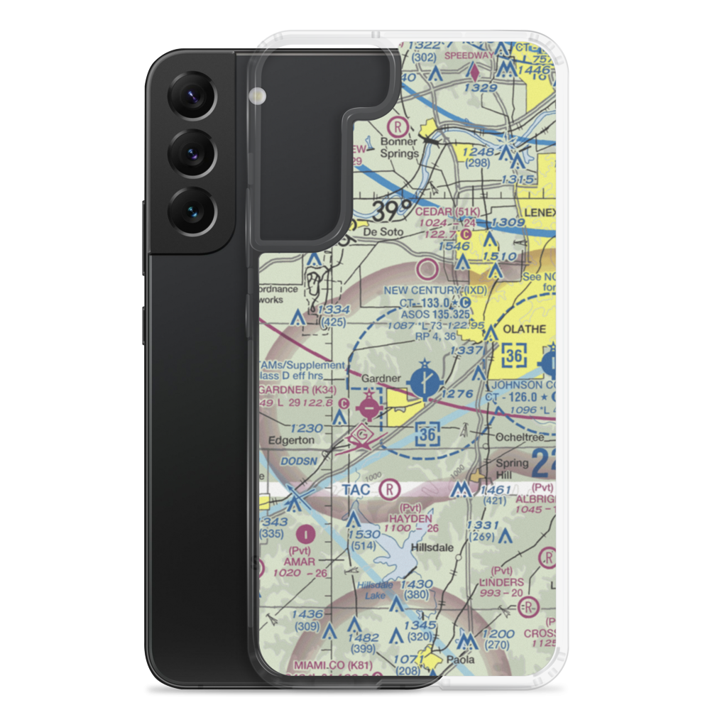 Hermon Farm Airport (SN59) VFR Sectional Samsung Case Samsung Galaxy S22 Plus model shown