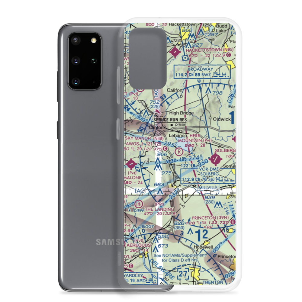 Herr Mountain Airport (5NJ2) VFR Sectional Samsung Case Samsung Galaxy S20 Plus model shown