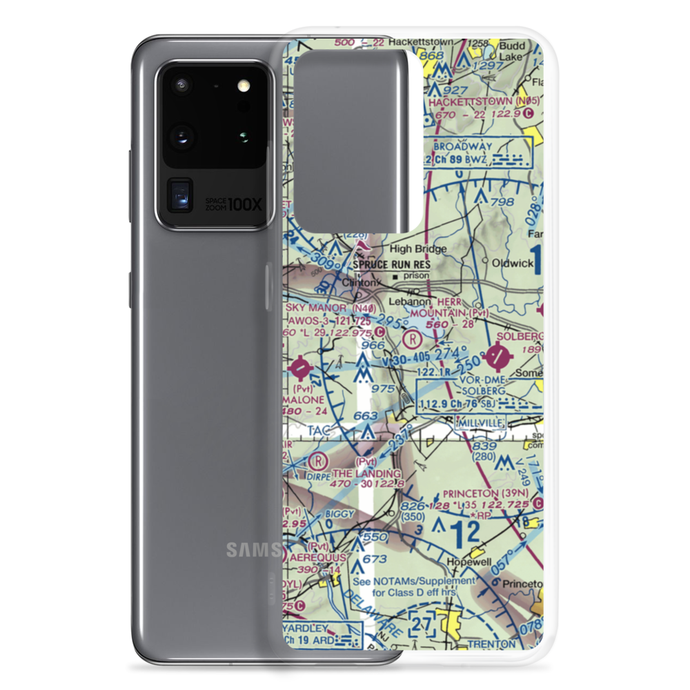 Herr Mountain Airport (5NJ2) VFR Sectional Samsung Case Samsung Galaxy S20 Ultra model shown