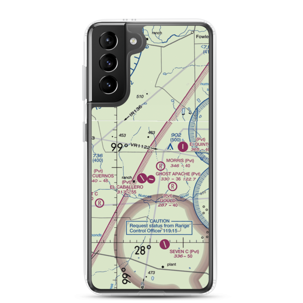 Herradura Lodge Airport (US-0061) VFR Sectional Samsung Case Samsung Galaxy S21 Plus model shown