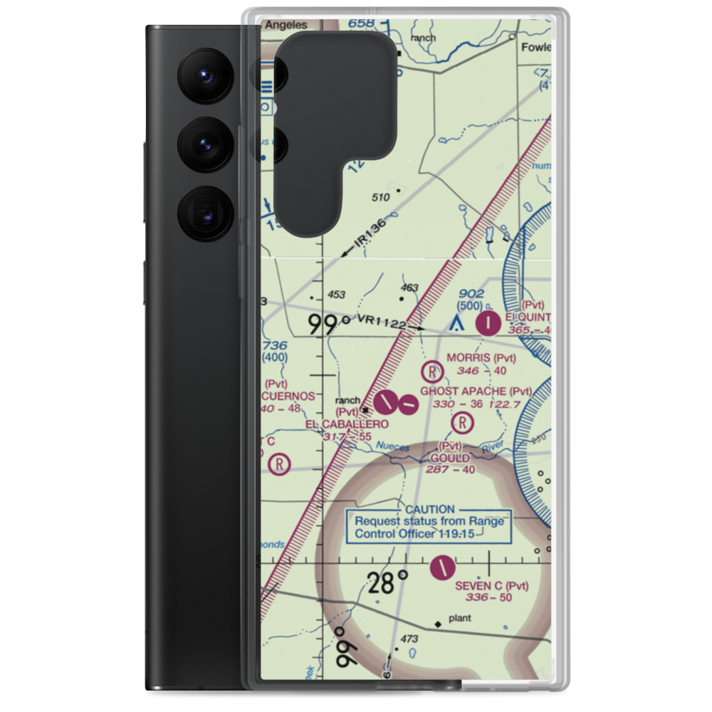 Herradura Lodge Airport (US-0061) VFR Sectional Samsung Case Samsung Galaxy S22 Ultra model shown