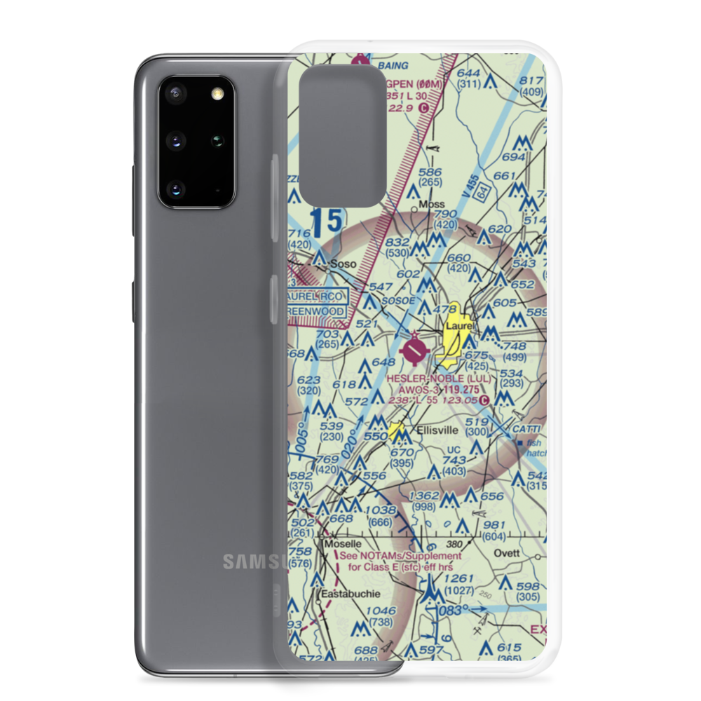 Hesler Noble Field (LUL) VFR Sectional Samsung Case Samsung Galaxy S20 Plus model shown