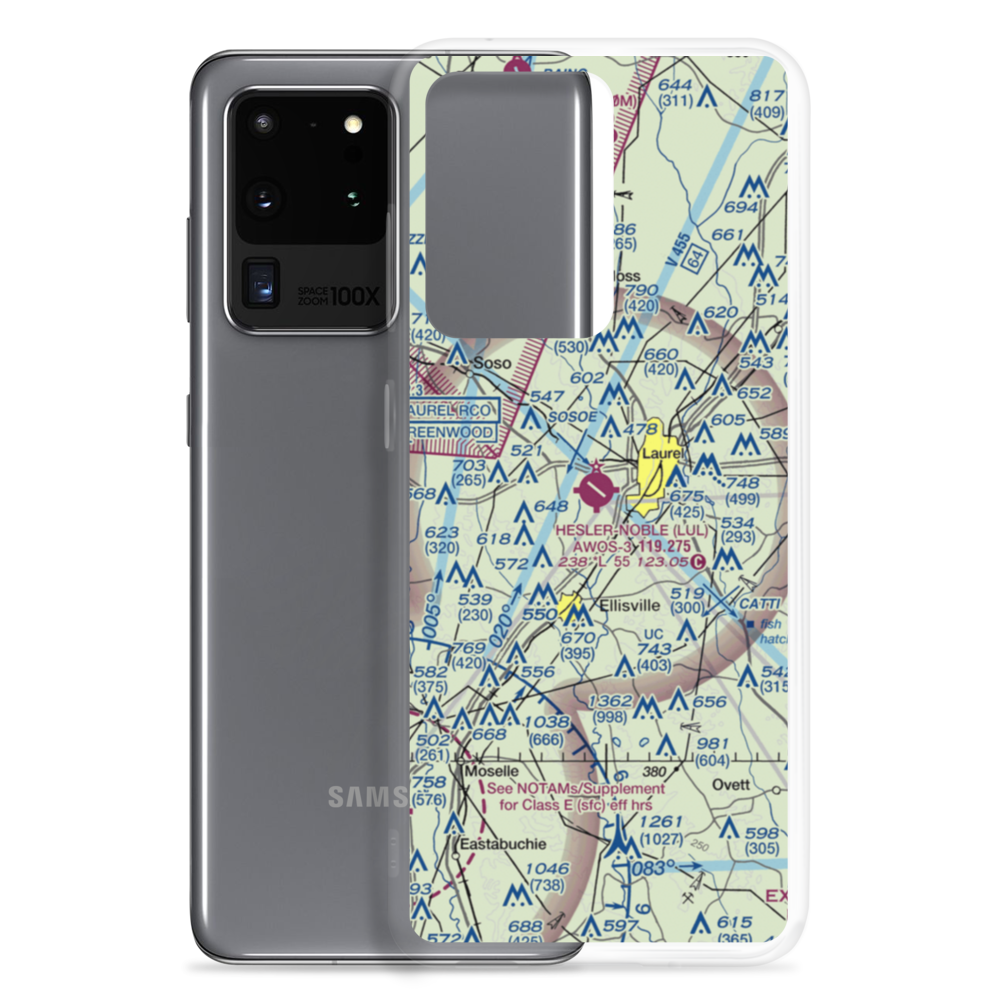 Hesler Noble Field (LUL) VFR Sectional Samsung Case Samsung Galaxy S20 Ultra model shown
