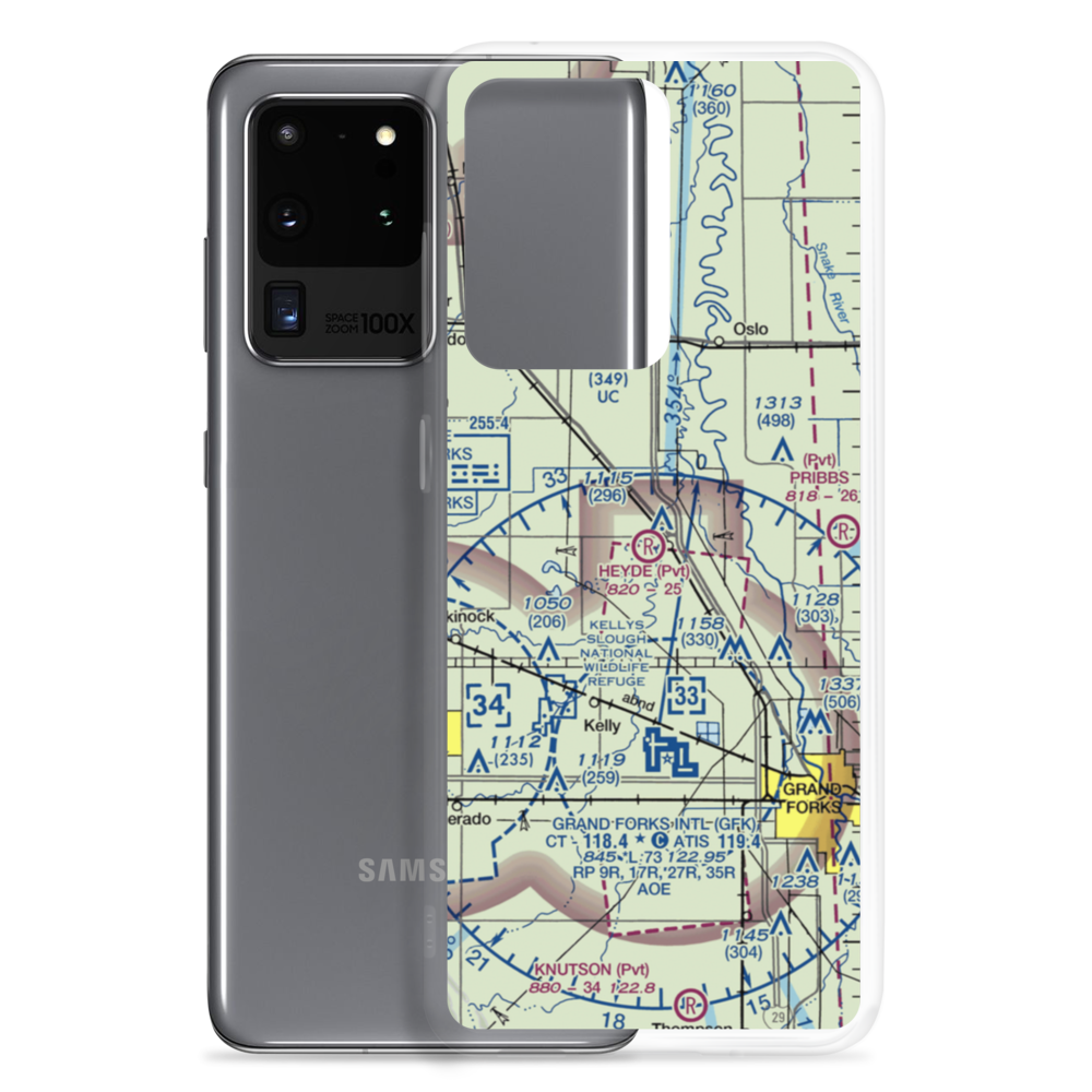 Heyde Airport (8ND4) VFR Sectional Samsung Case Samsung Galaxy S20 Ultra model shown