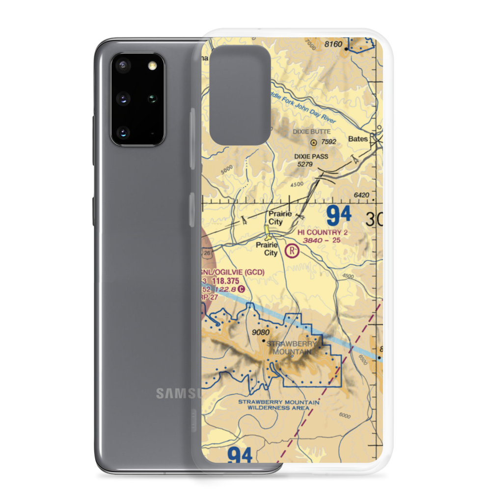 Hi Country No 2 Airport (97OR) VFR Sectional Samsung Case Samsung Galaxy S20 Plus model shown