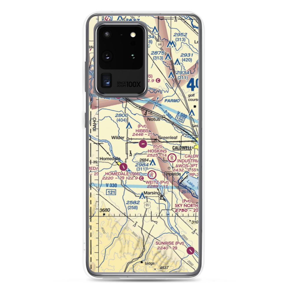 Hibbs Airport (ID97) VFR Sectional Samsung Case Samsung Galaxy S20 Ultra model shown