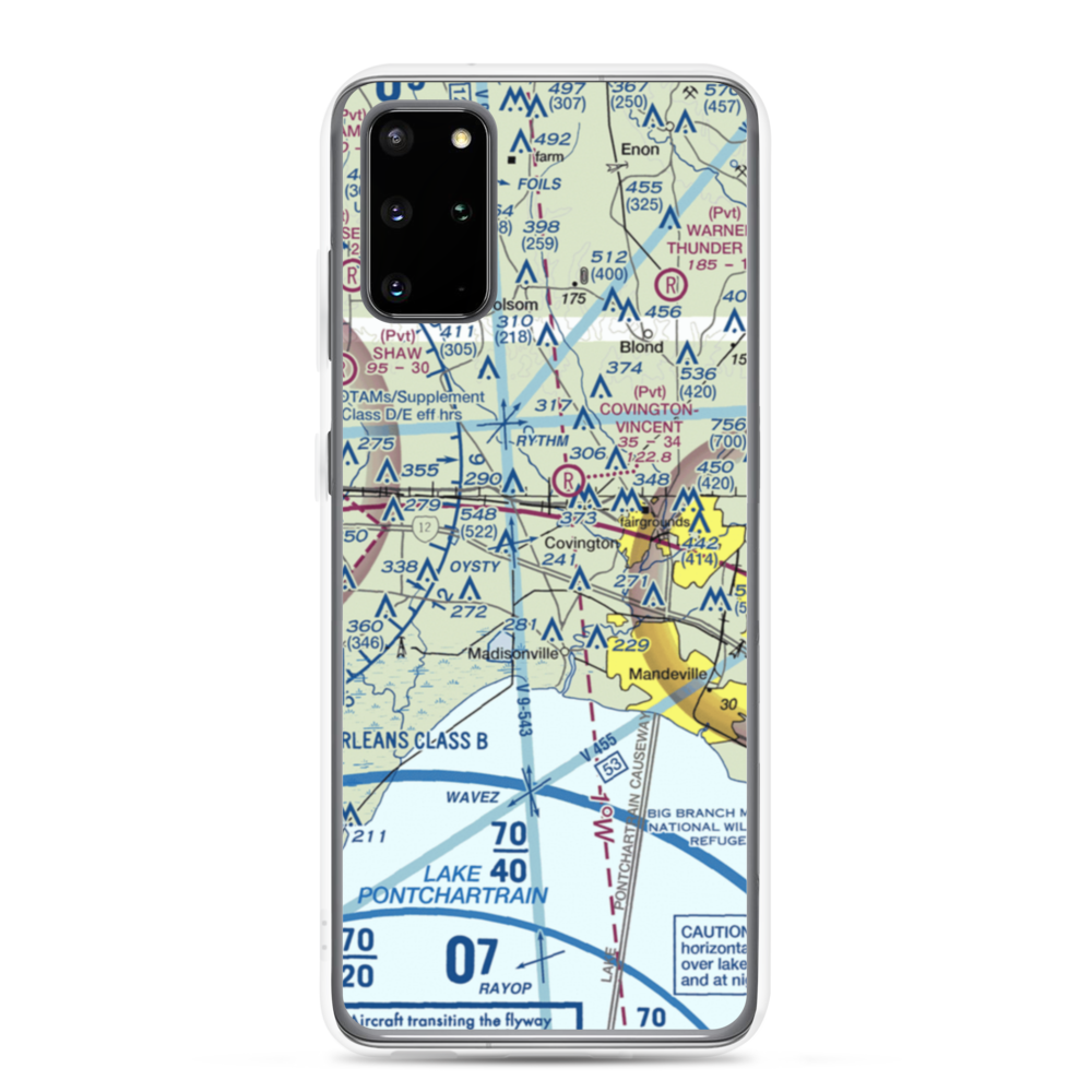 Hickham Field (LS76) VFR Sectional Samsung Case Samsung Galaxy S20 Plus model shown