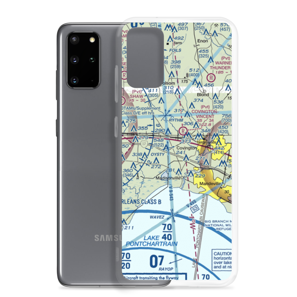 Hickham Field (LS76) VFR Sectional Samsung Case Samsung Galaxy S20 Plus model shown