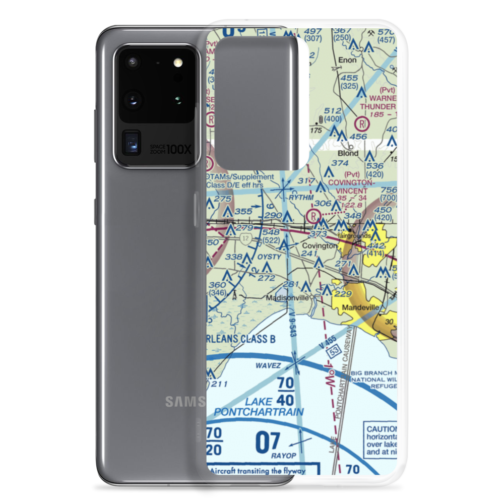 Hickham Field (LS76) VFR Sectional Samsung Case Samsung Galaxy S20 Ultra model shown