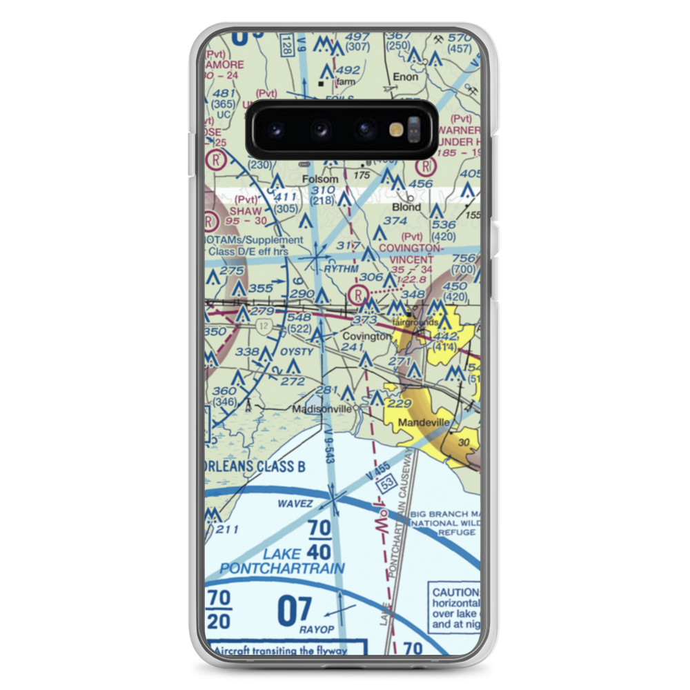 Hickham Field (LS76) VFR Sectional Samsung Case Samsung Galaxy S10+ model shown