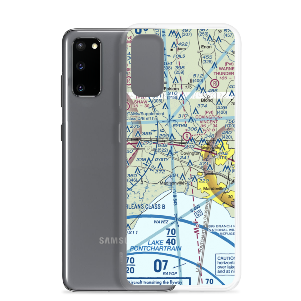 Hickham Field (LS76) VFR Sectional Samsung Case Samsung Galaxy S20 model shown