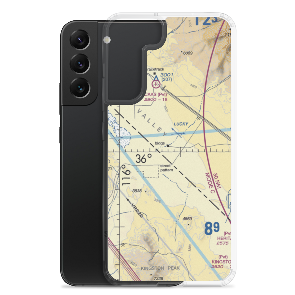 Hidden Hills Airport (L57) VFR Sectional Samsung Case Samsung Galaxy S22 Plus model shown
