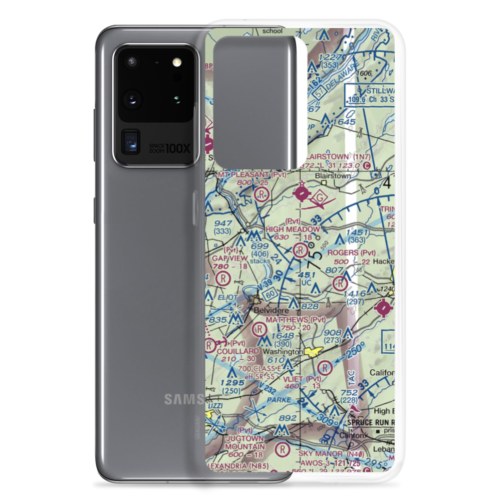 High Meadow Farms Airport (9NJ8) VFR Sectional Samsung Case Samsung Galaxy S20 Ultra model shown