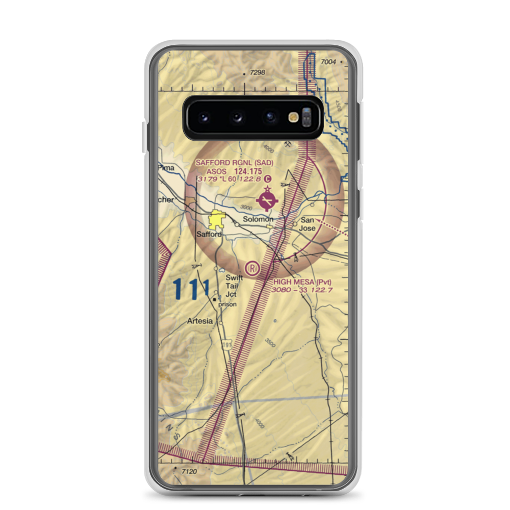 High Mesa Airpark (3AZ8) VFR Sectional Samsung Case Samsung Galaxy S10 model shown