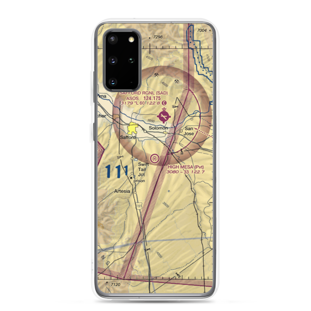 High Mesa Airpark (3AZ8) VFR Sectional Samsung Case Samsung Galaxy S20 Plus model shown