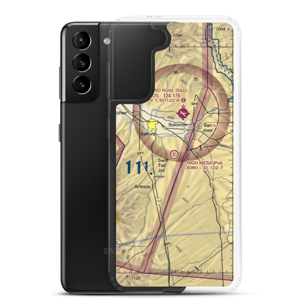 High Mesa Airpark (3AZ8) VFR Sectional Samsung Case Samsung Galaxy S21 Plus model shown