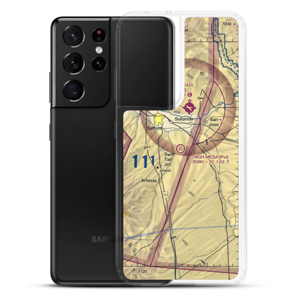 High Mesa Airpark (3AZ8) VFR Sectional Samsung Case Samsung Galaxy S21 Ultra model shown