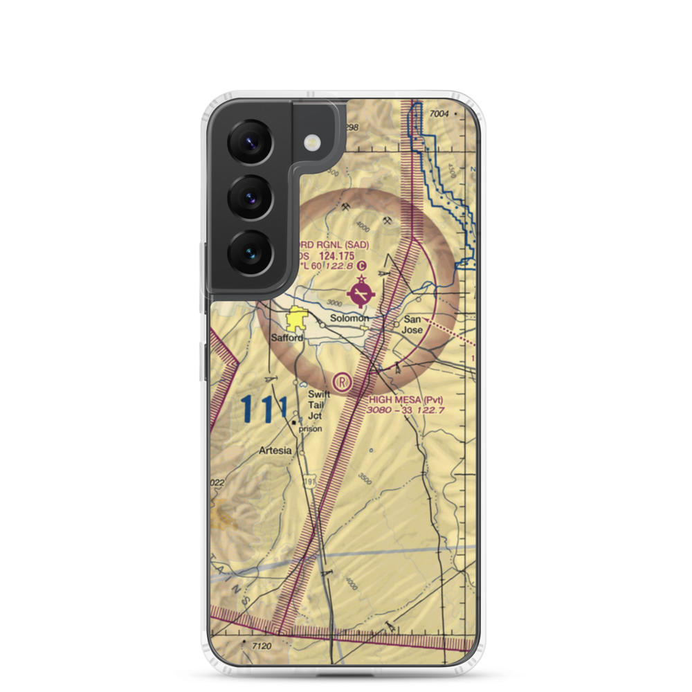 High Mesa Airpark (3AZ8) VFR Sectional Samsung Case Samsung Galaxy S22 model shown
