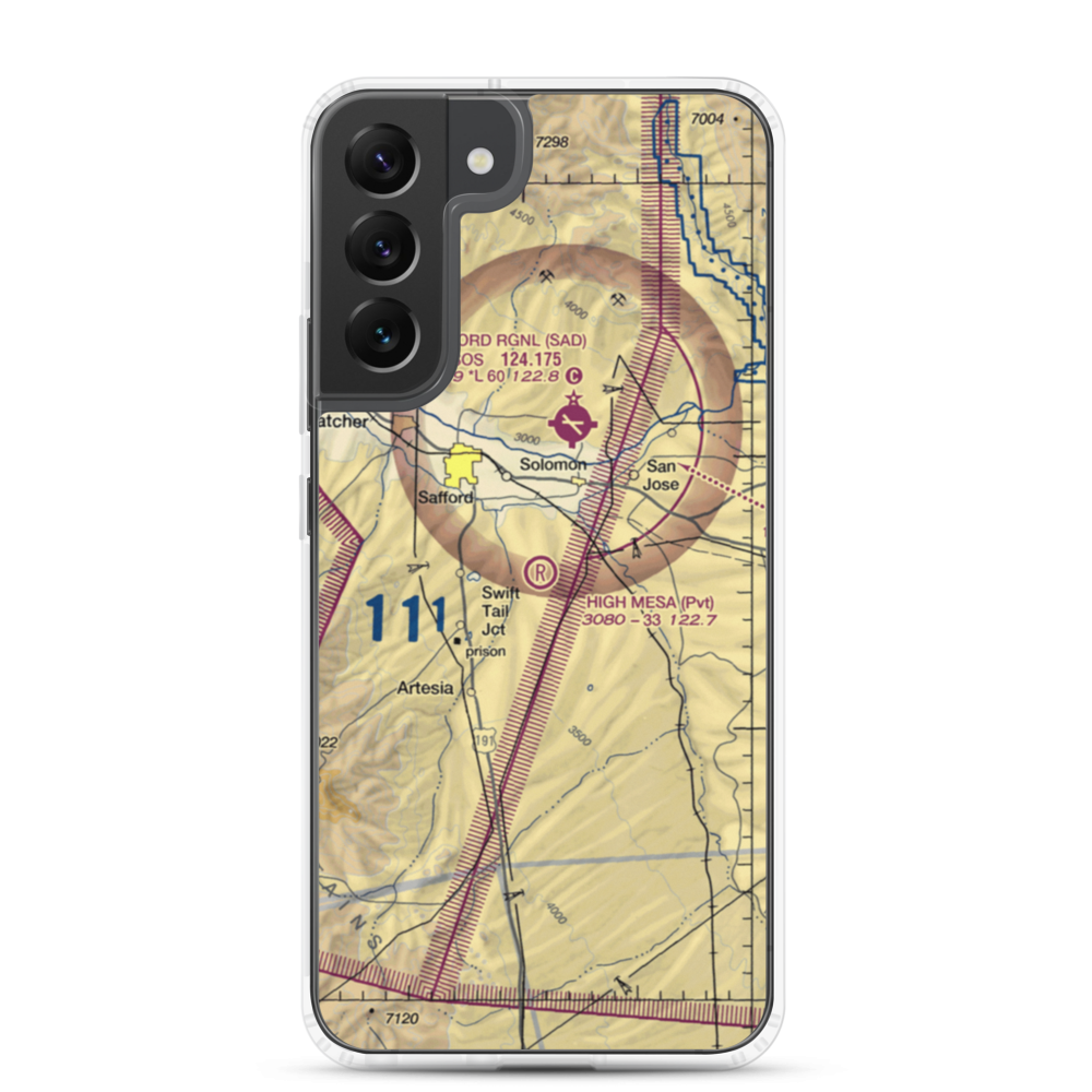High Mesa Airpark (3AZ8) VFR Sectional Samsung Case Samsung Galaxy S22 Plus model shown